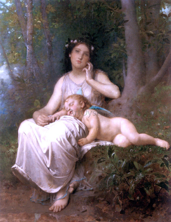 Leon Bazile Perrault Love and Innocence - Canvas Print