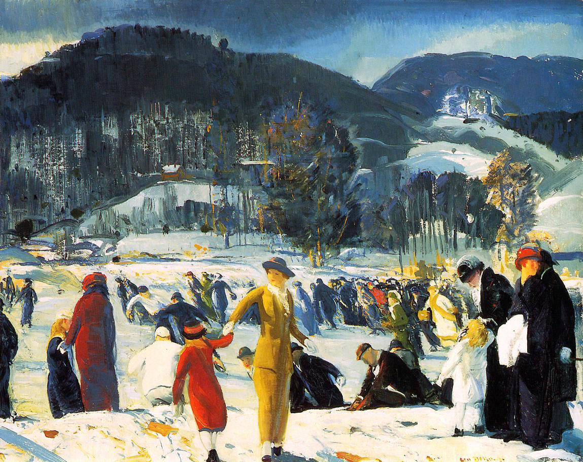 George Wesley Bellows Love of Winter - Canvas Print
