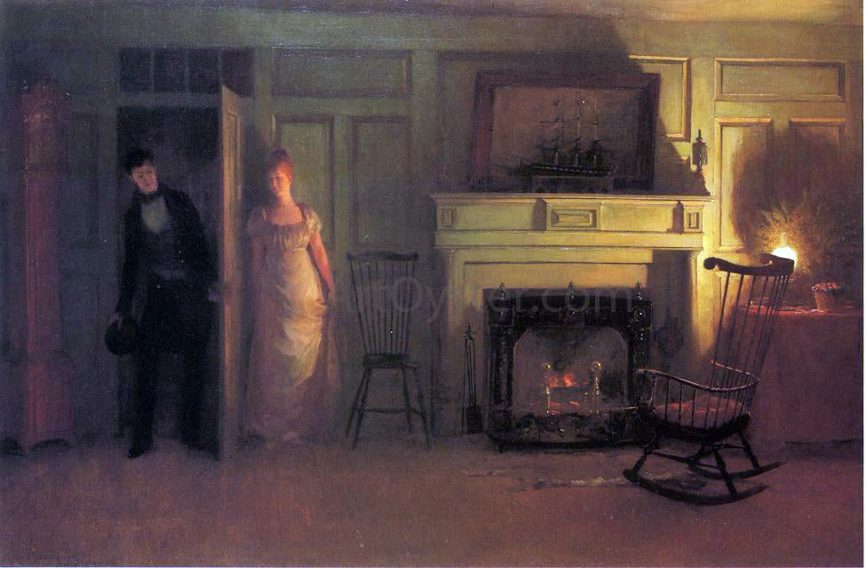 William H Lipincott Love's Ambush - Canvas Print