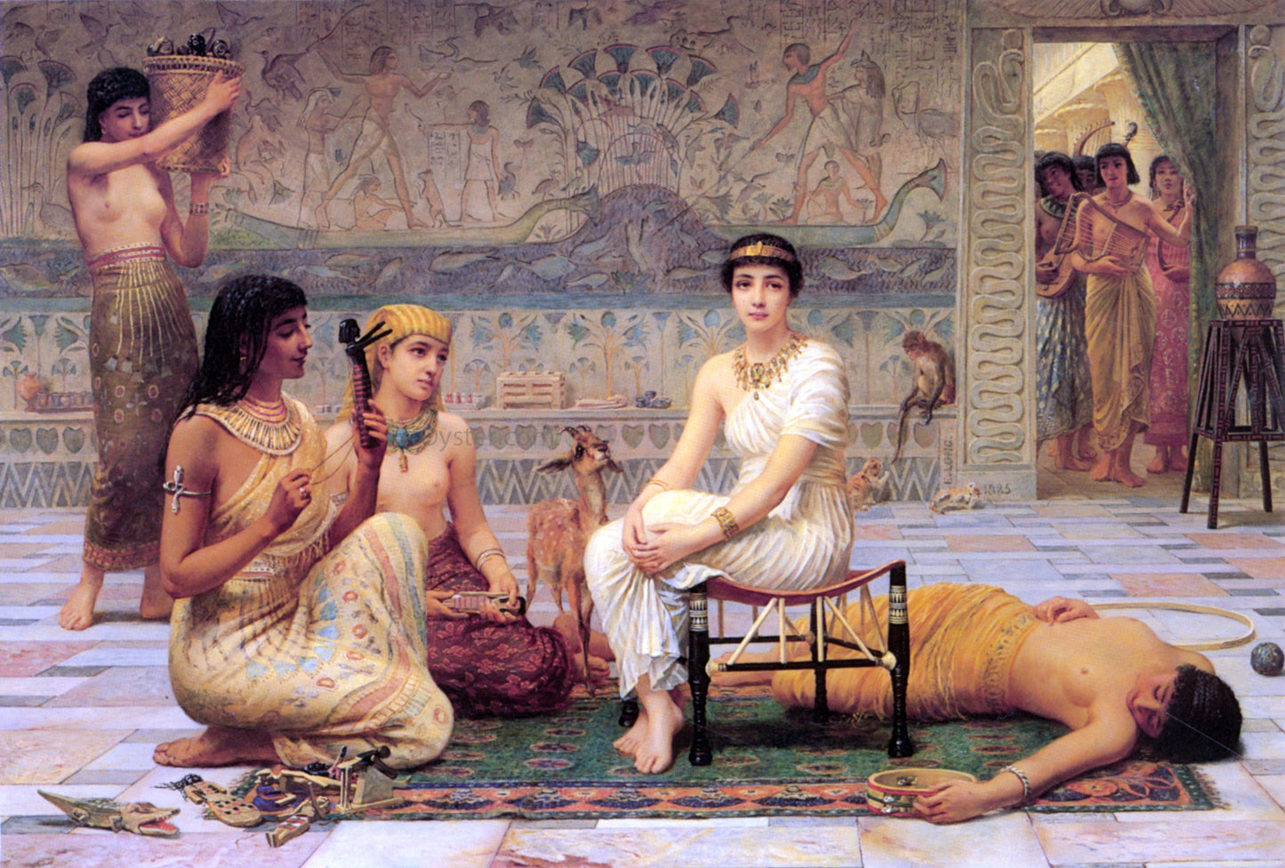 Edwin Longsden Long Love's Labour Lost - Canvas Print