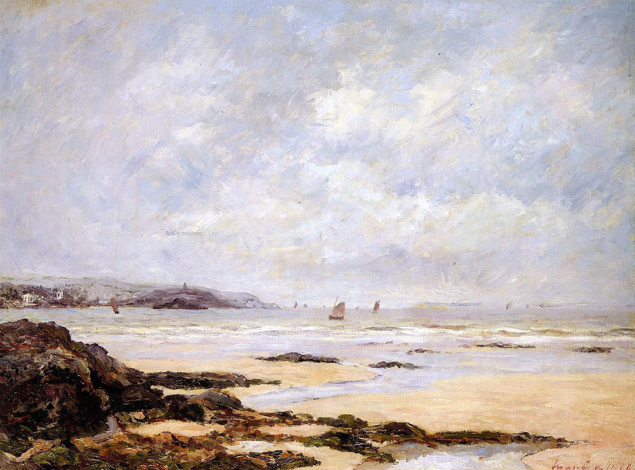 Maxime Maufra Low Tide at Douarnenez - Canvas Print