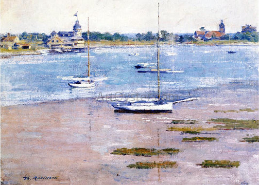 Theodore Robinson Low Tide - Canvas Print