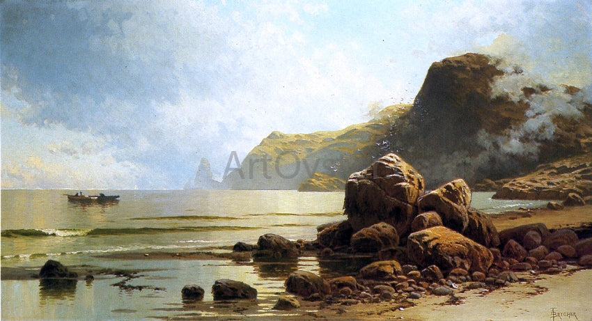 Alfred Thompson Bricher At Low Tide, Southhead, Grand Manan Island - Canvas Print