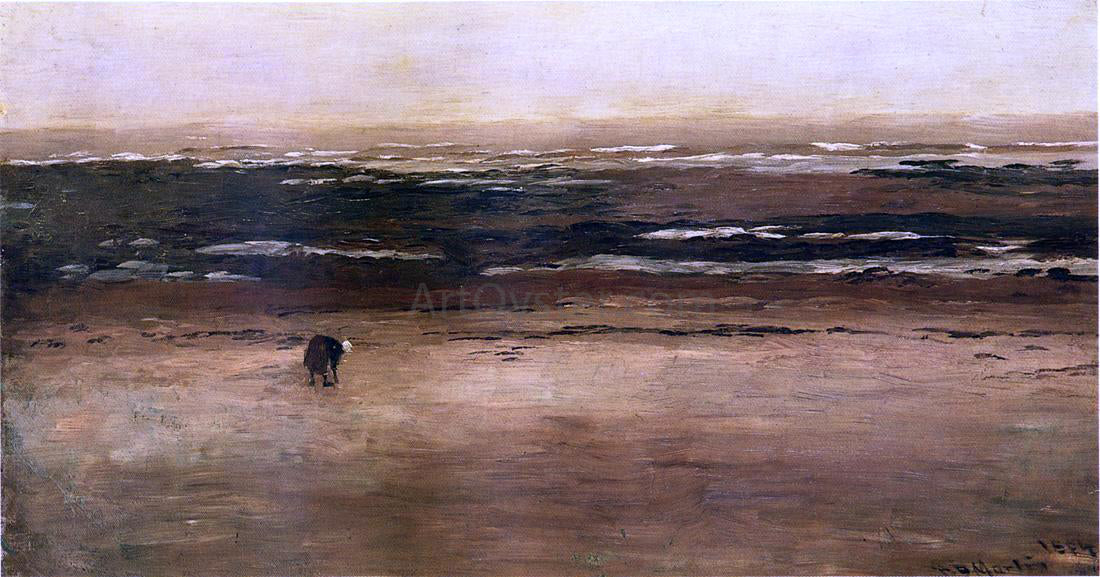 Homer Dodge Martin Low Tide, Villerville - Canvas Print