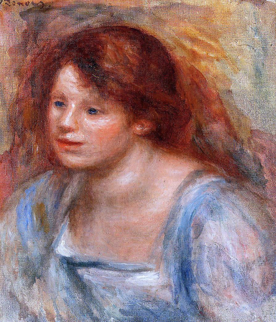 Pierre Auguste Renoir Lucienne - Canvas Print