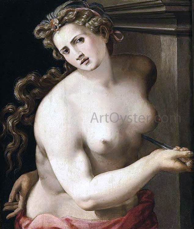 Michele Tosini Lucretia - Canvas Print