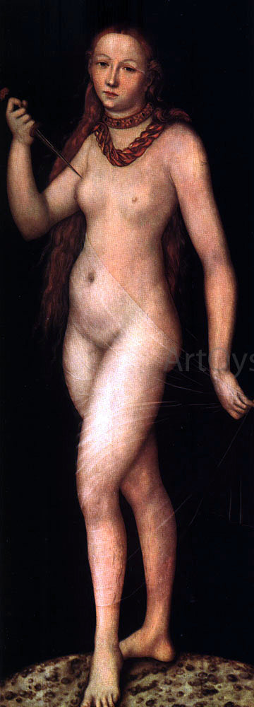 The Elder Lucas Cranach Lucretia - Canvas Print