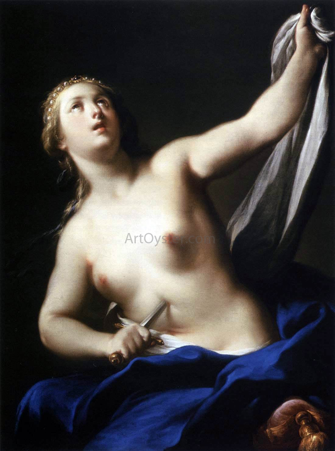 Andrea Casali Lucretia - Canvas Print