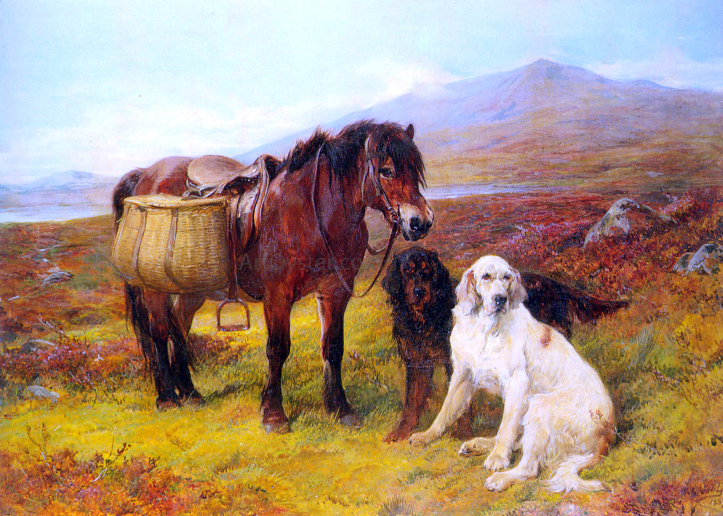 John Sargeant Noble RBA Luncheon Time - Canvas Print