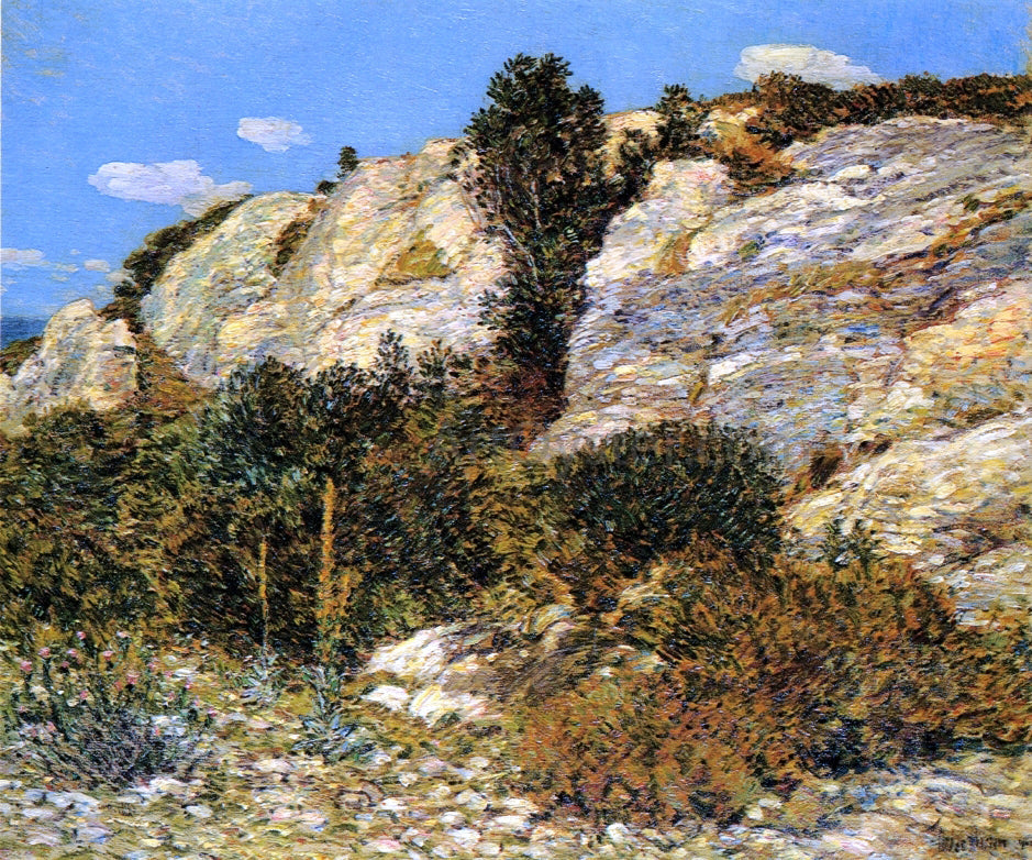 Frederick Childe Hassam Lyman's Ledge, Appledore - Canvas Print