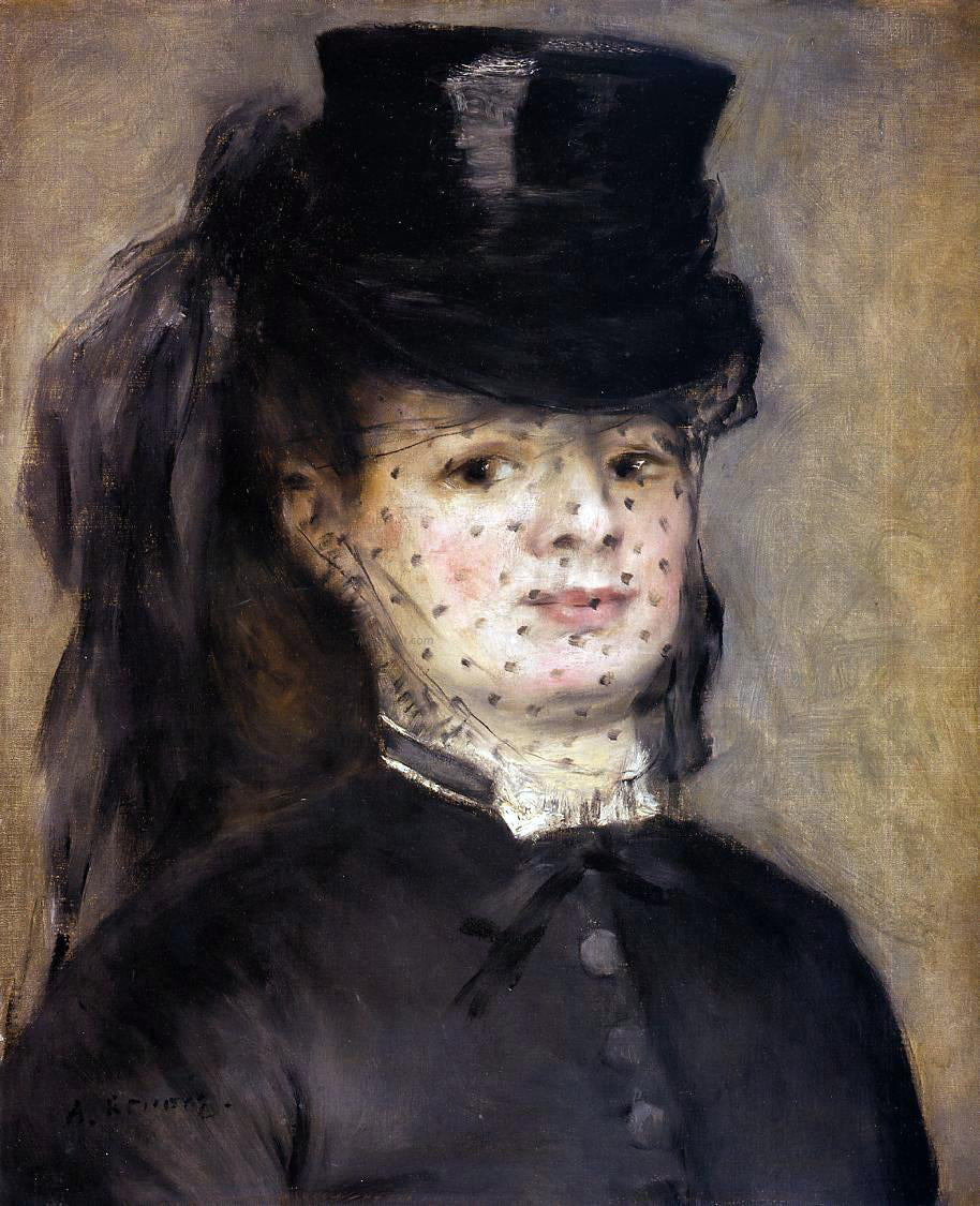 Pierre Auguste Renoir Madame Darras as an Horsewoman - Canvas Print