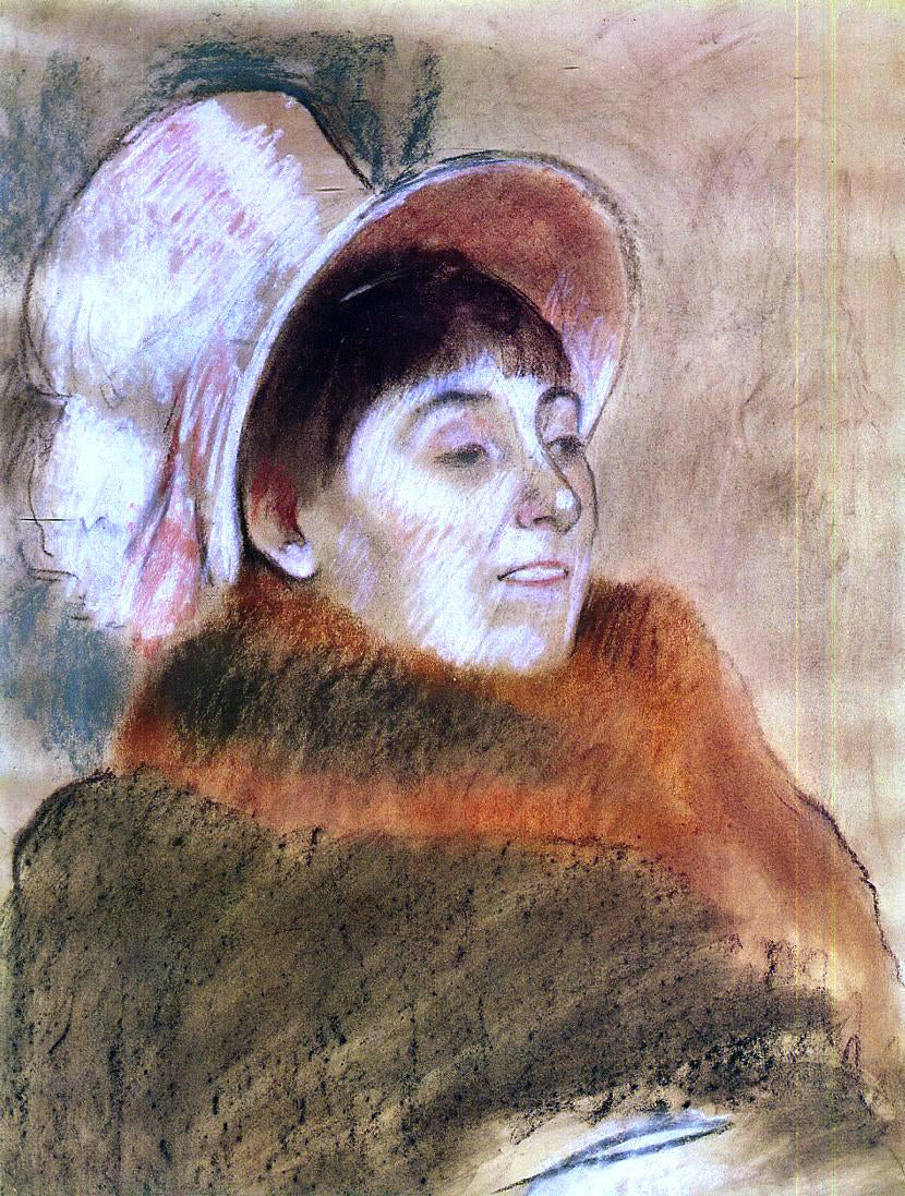 Edgar Degas Madame Deitz-Monin - Canvas Print