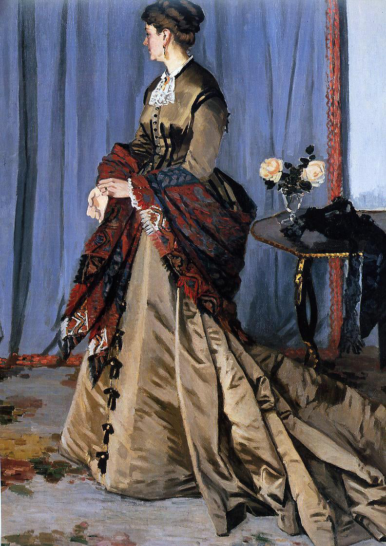 Claude Oscar Monet Madame Gaudibert - Canvas Print