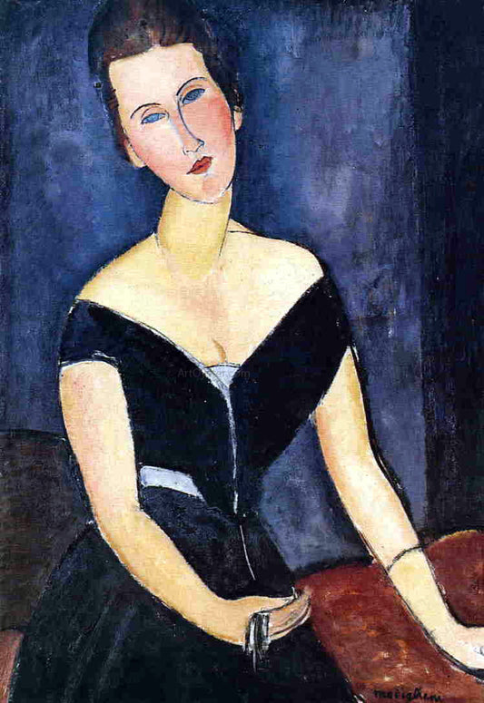 Amedeo Modigliani Madame Georges van Muyden - Canvas Print