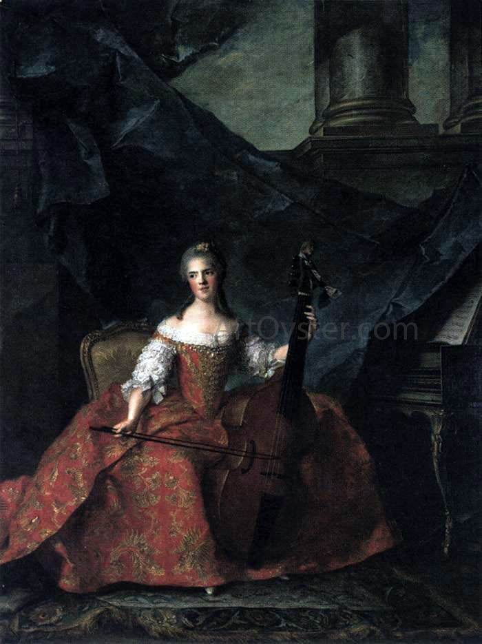 Jean-Marc Nattier Madame Henriette - Canvas Print