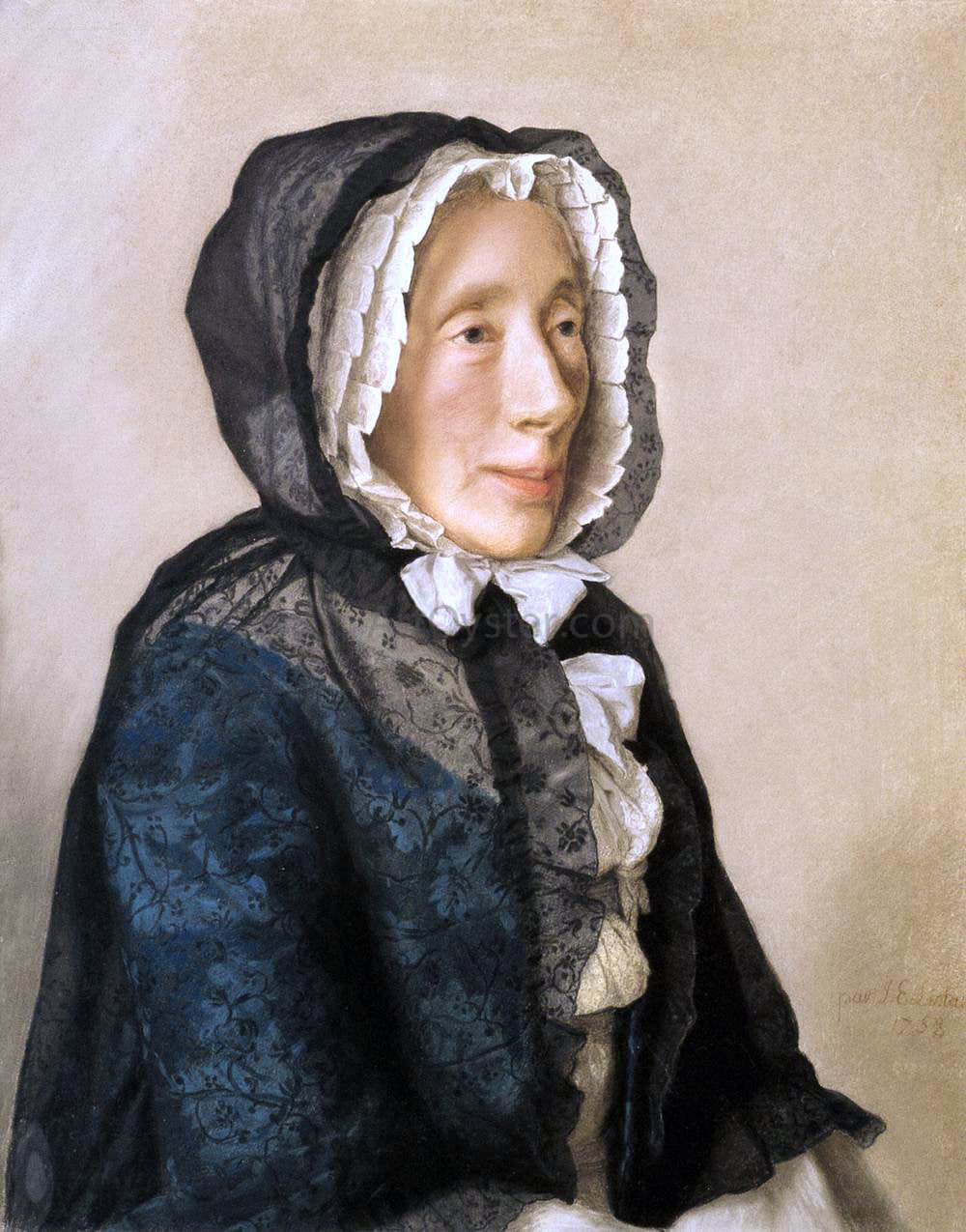 Jean-Etienne Liotard Madame Jean Tronchin - Canvas Print