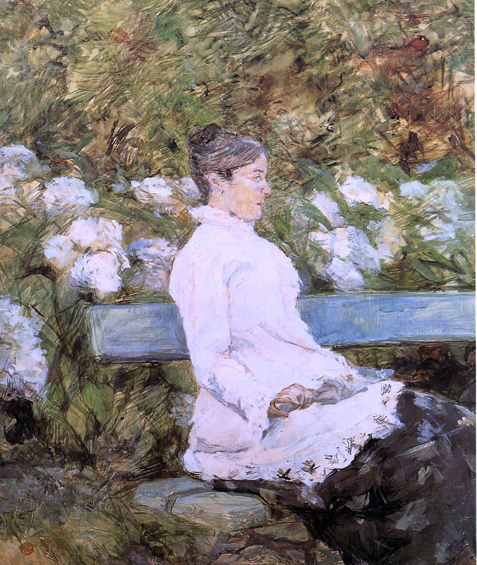 Henri De Toulouse-Lautrec Madame la Comtesse A. de Toulouse-Loutrec - Canvas Print