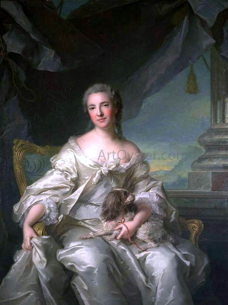 Jean-Marc Nattier Madame la Comtesse d'Argenson - Canvas Print