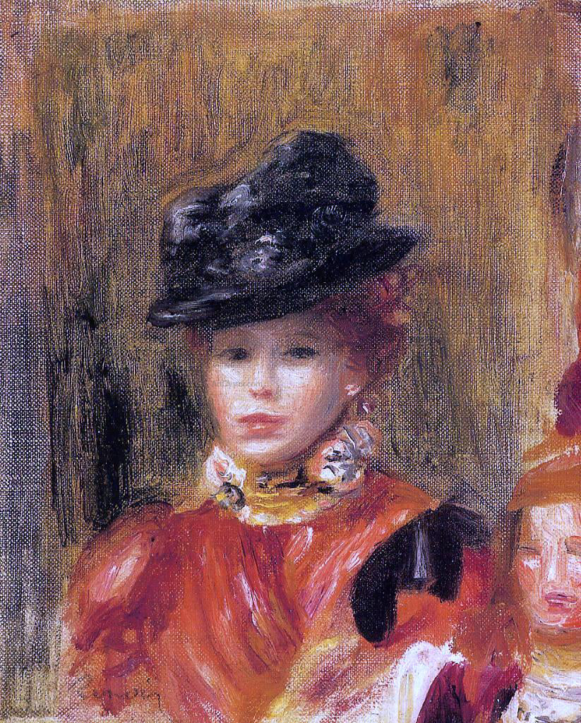 Pierre Auguste Renoir Madame Le Brun and Her Daughter - Canvas Print