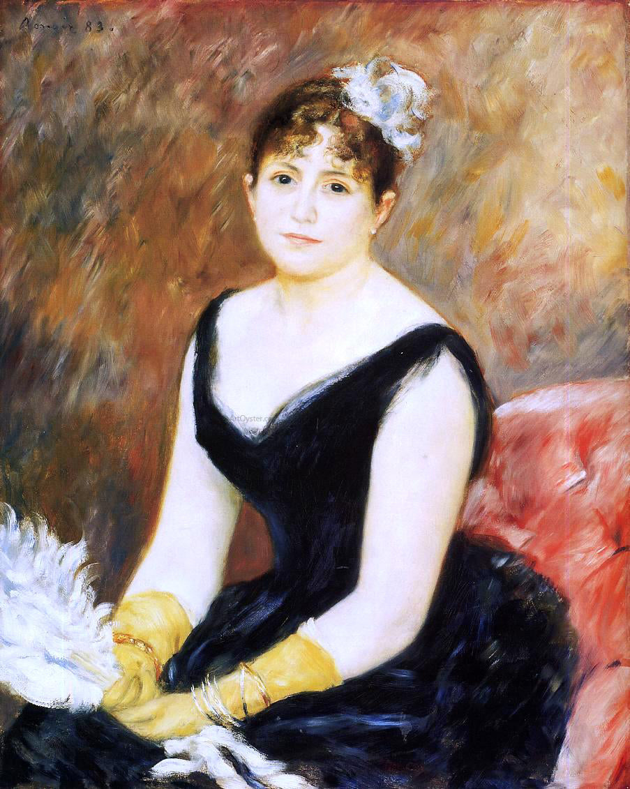 Pierre Auguste Renoir Madame Leon Clapisson (also known as Marie Henriette Valentine Billet) - Canvas Print