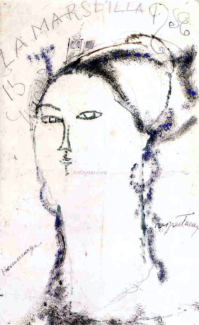 Amedeo Modigliani Madame Othon Friesz, La Marseillaise - Canvas Print