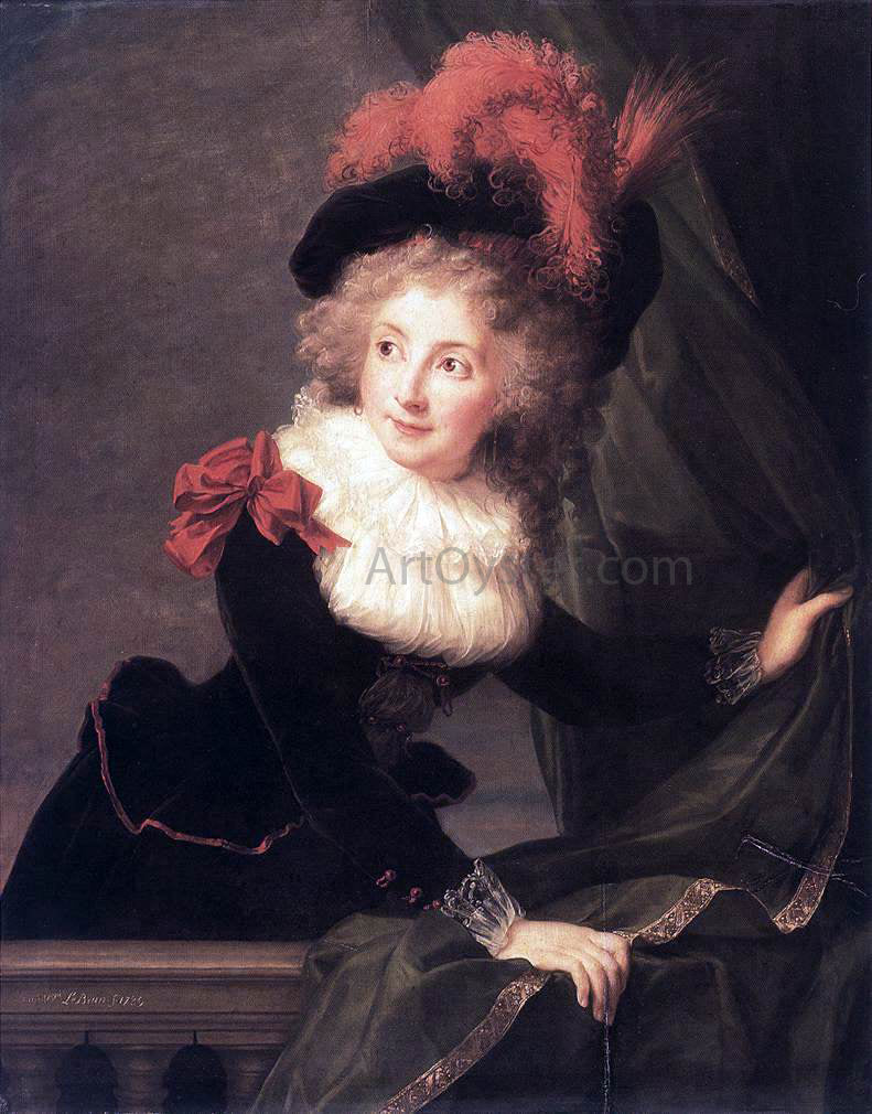 Elisabeth Le Brun Madame Perregaux - Canvas Print