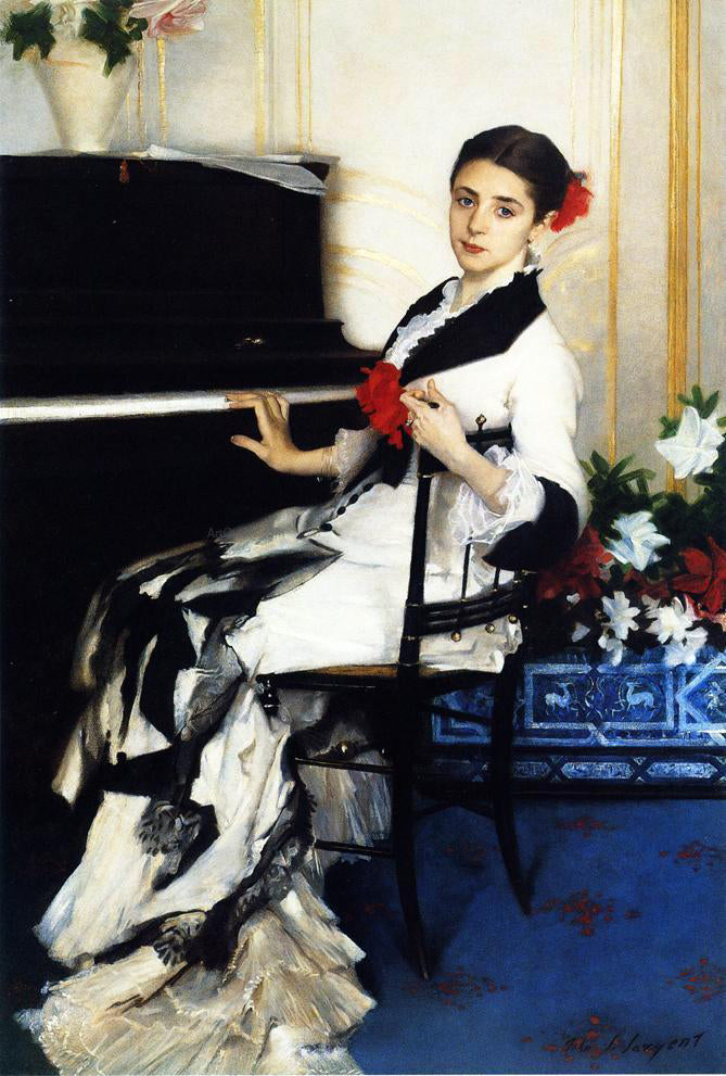John Singer Sargent Madame Ramon Subercaseaux - Canvas Print