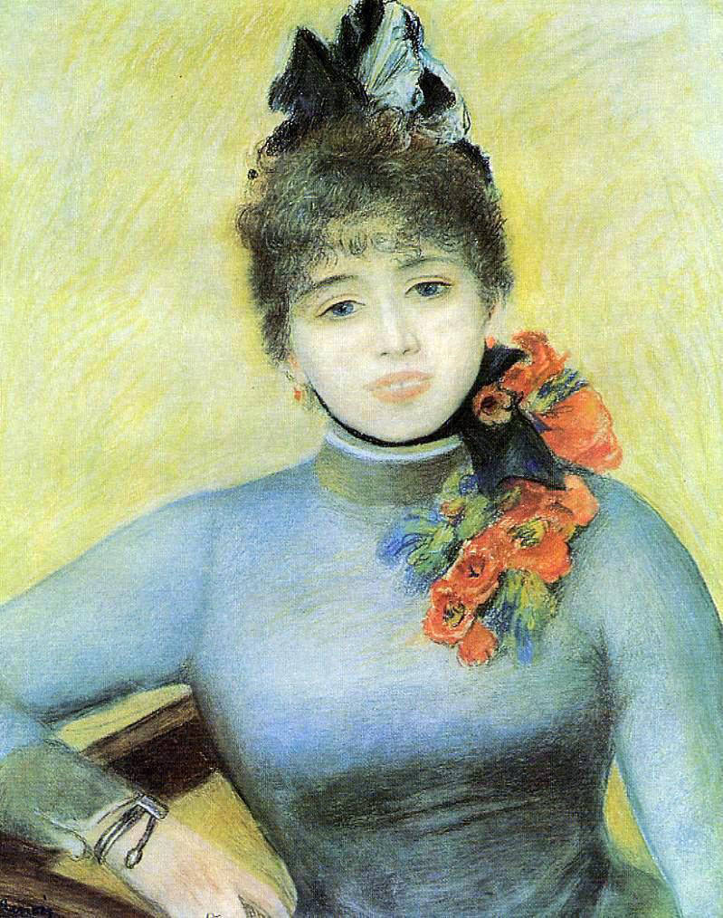 Pierre Auguste Renoir Madame Severine - Canvas Print