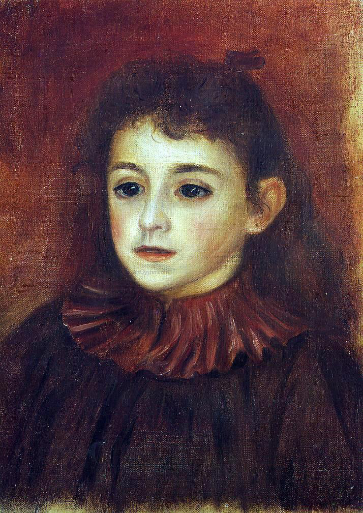 Pierre Auguste Renoir Mademoiselle Georgette Charpentier - Canvas Print