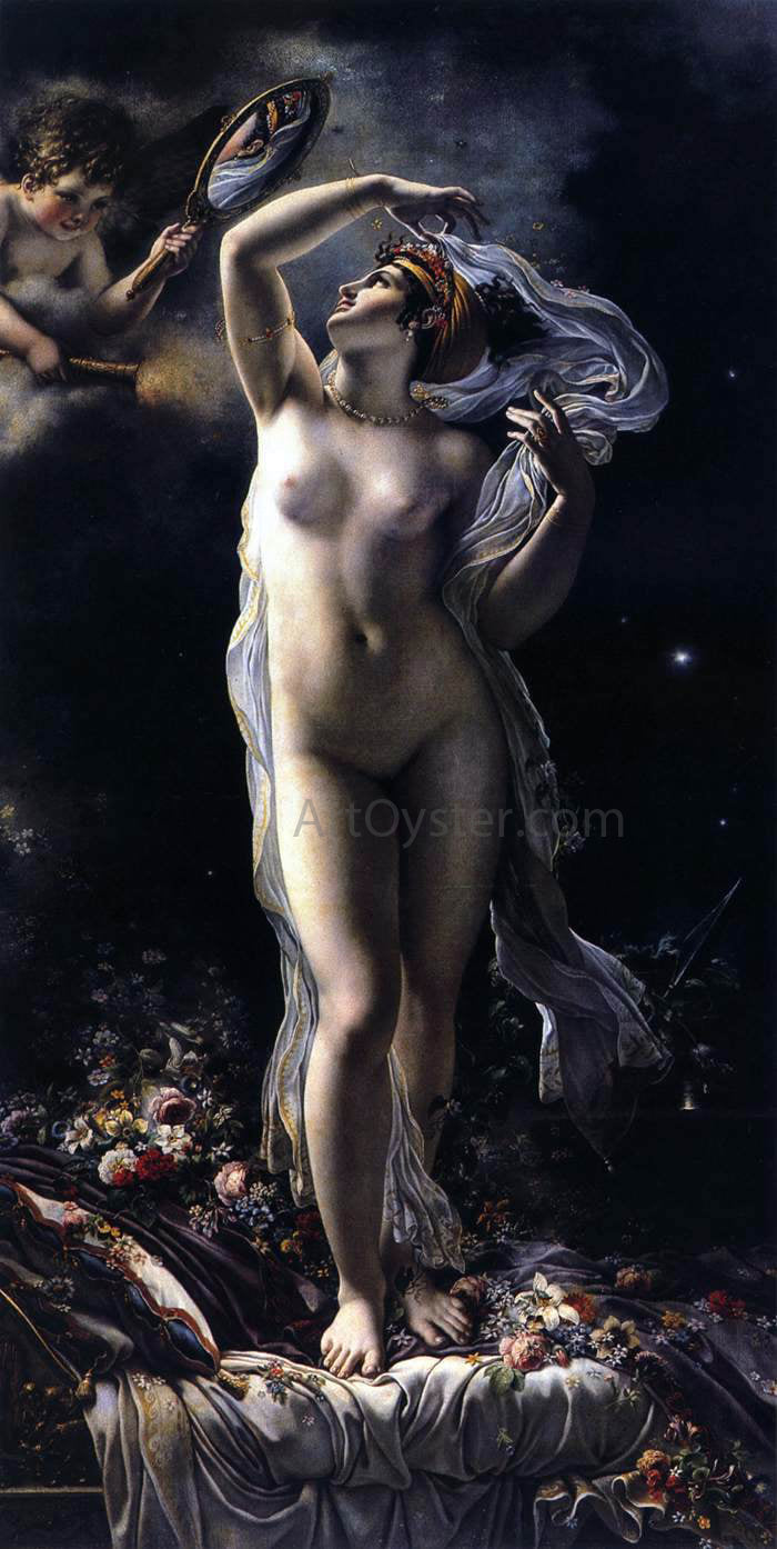 Anne-Louis Girodet De Roucy-Triosson Mademoiselle Lange as Venus - Canvas Print