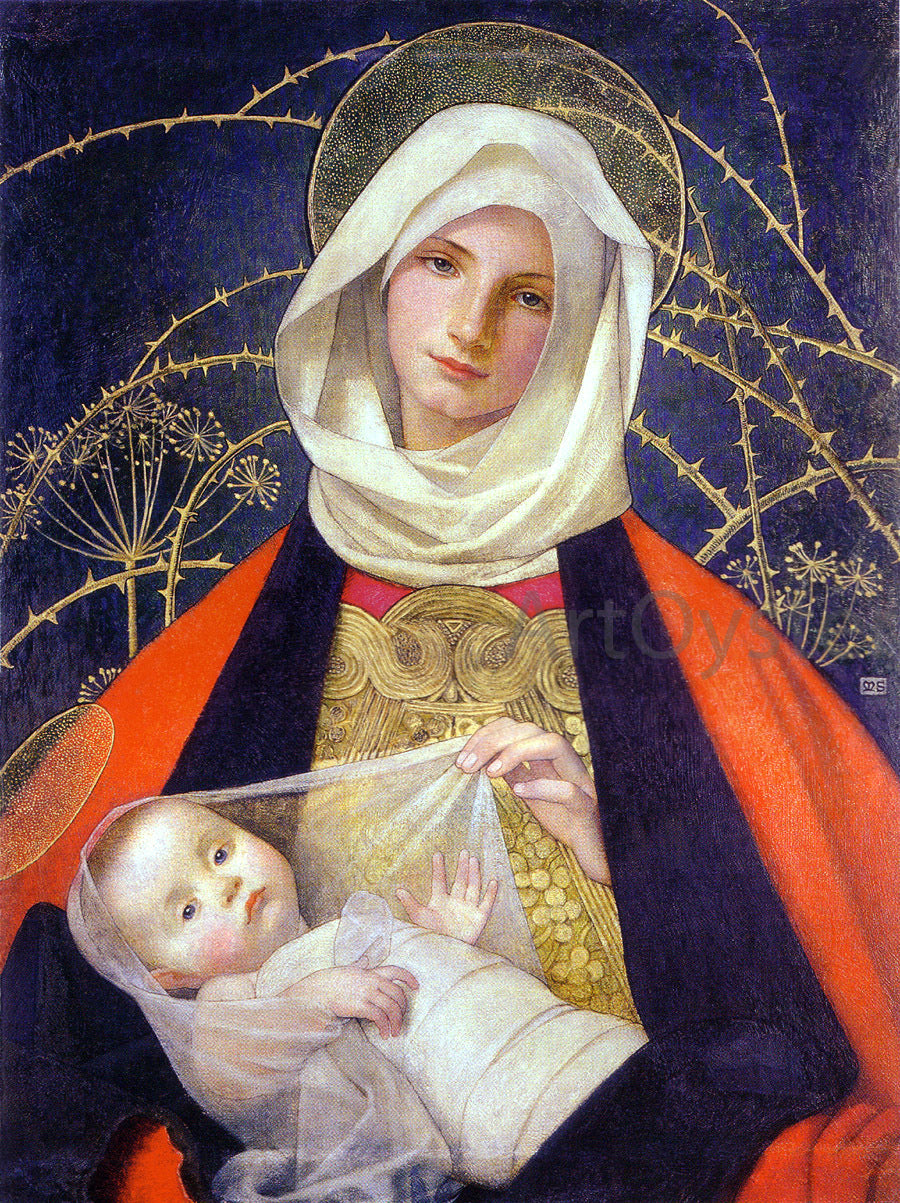 Marianne Preindelsberger Stokes Madonna and Child - Canvas Print