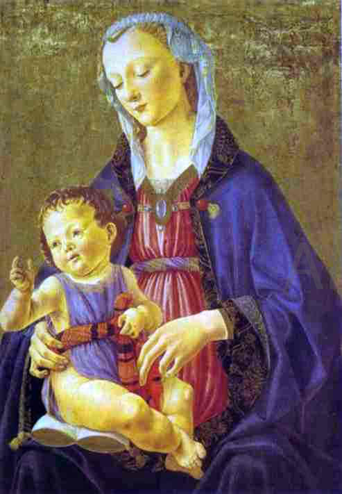 Domenico Ghirlandaio Madonna and Child - Canvas Print