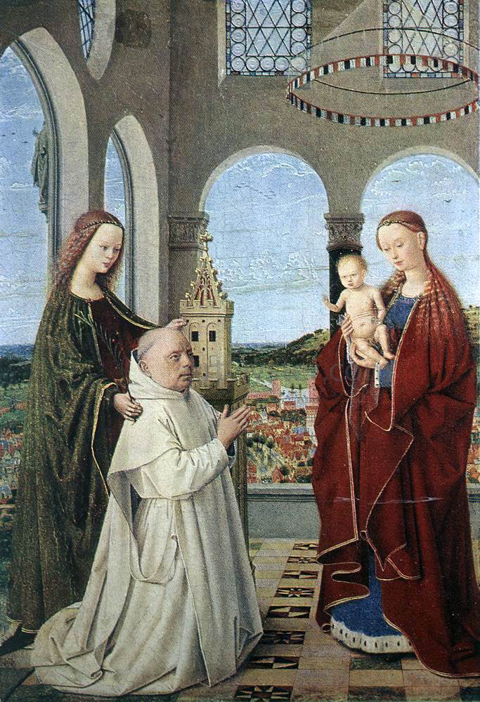 Petrus Christus Madonna and Child - Canvas Print