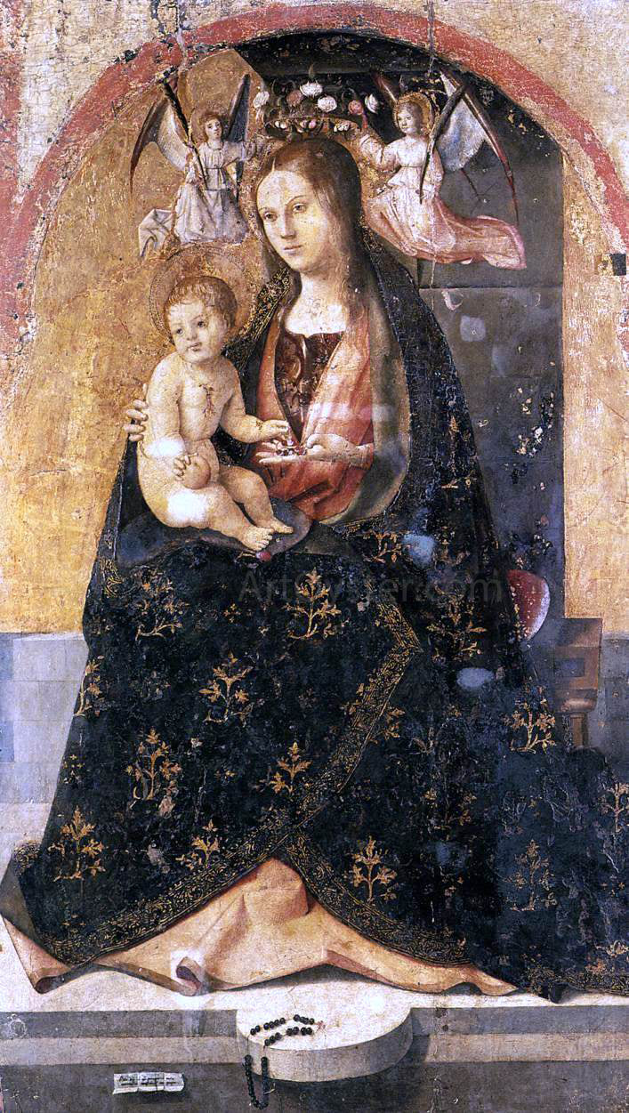 Antonello Da Messina Madonna and Child - Canvas Print