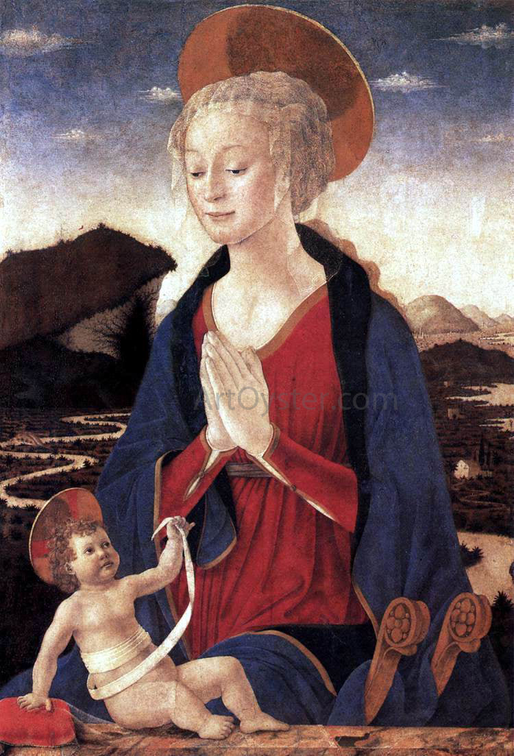Alessio Baldovinetti Madonna and Child - Canvas Print