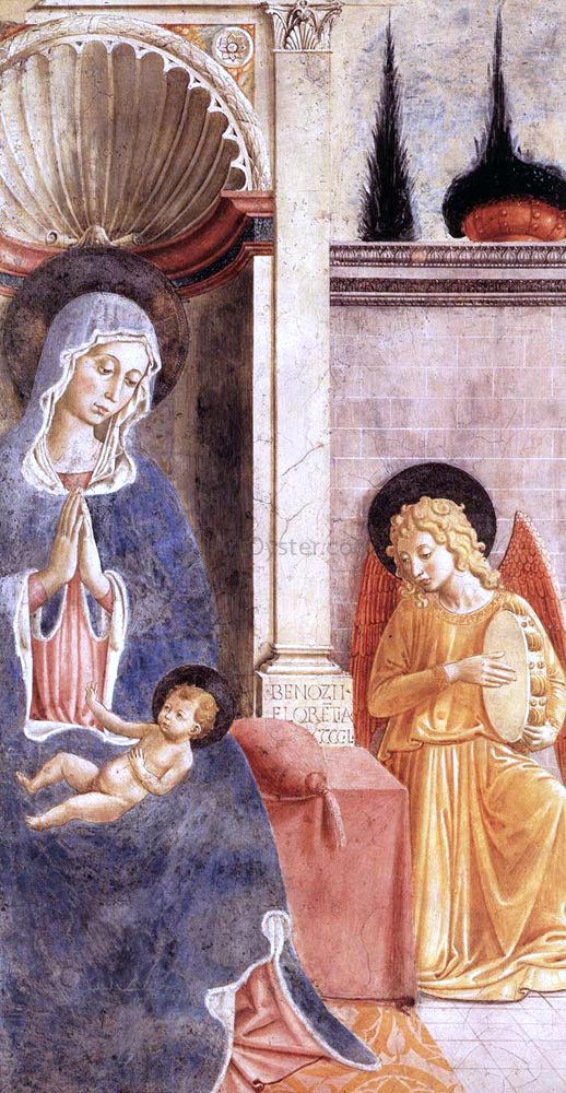 Benozzo Di Lese di Sandro Gozzoli Madonna and Child - Canvas Print
