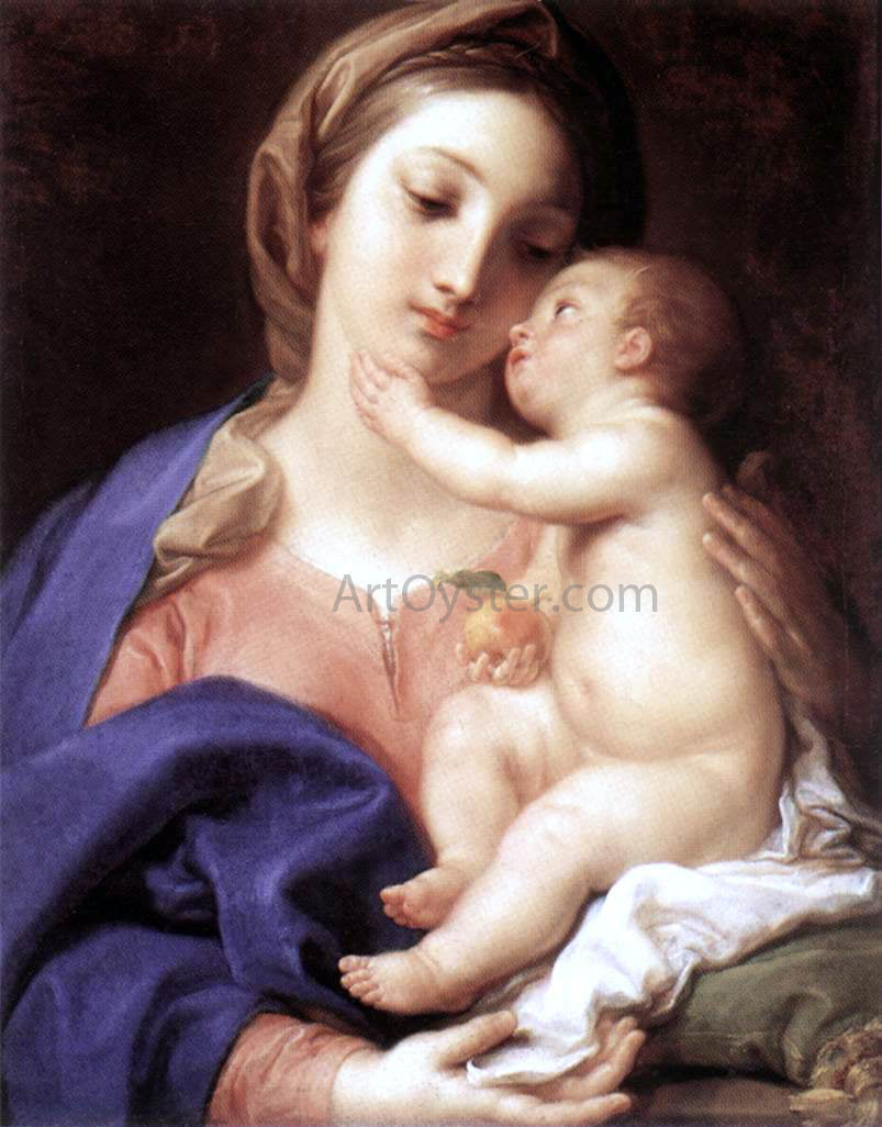 Pompeo Girolamo Batoni Madonna and Child - Canvas Print