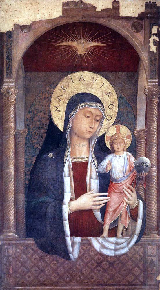 Benozzo Di Lese di Sandro Gozzoli Madonna and Child Giving Blessings - Canvas Print