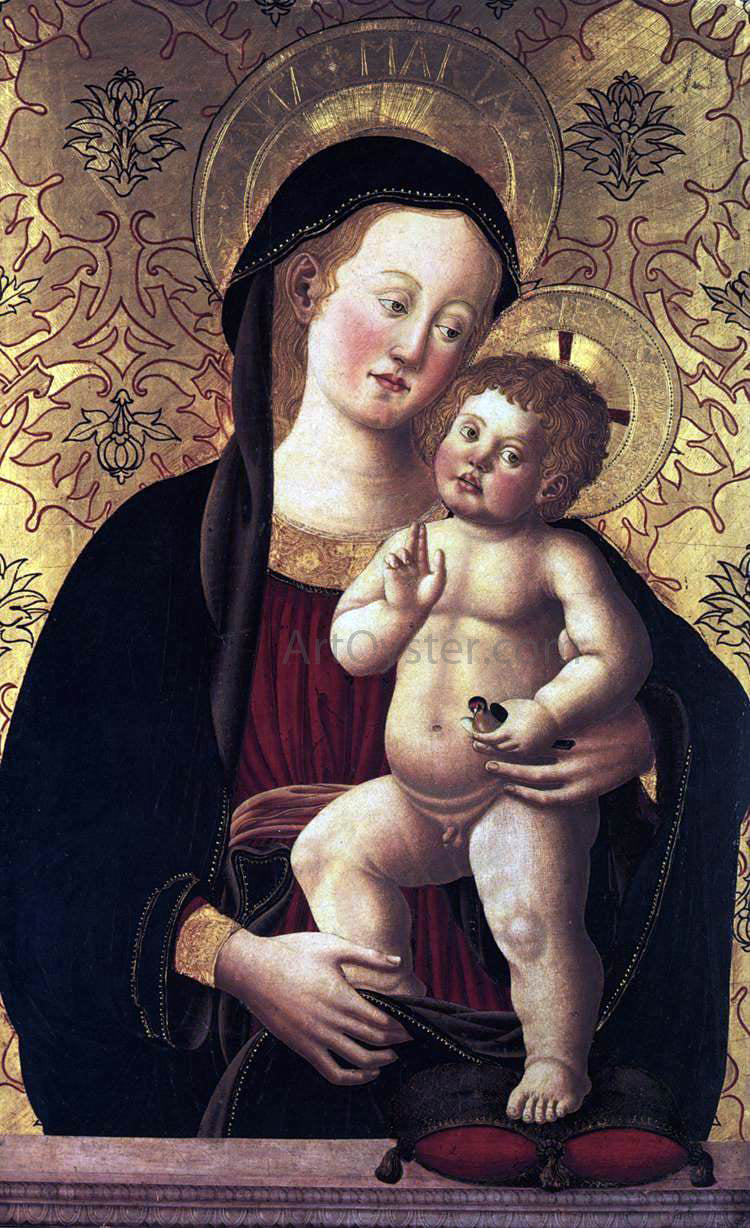 Unknown (4) Masters Madonna and Child with a Goldfinch - Canvas Print