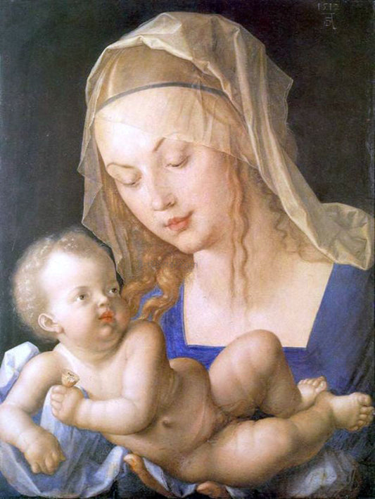 Albrecht Durer Madonna and Child with a Pear - Canvas Print