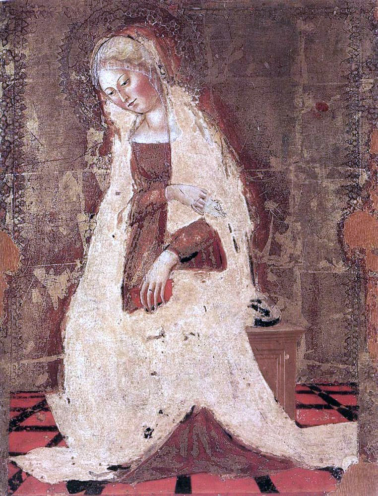 Francesco Di Giorgio Martini Madonna Annunciate - Canvas Print