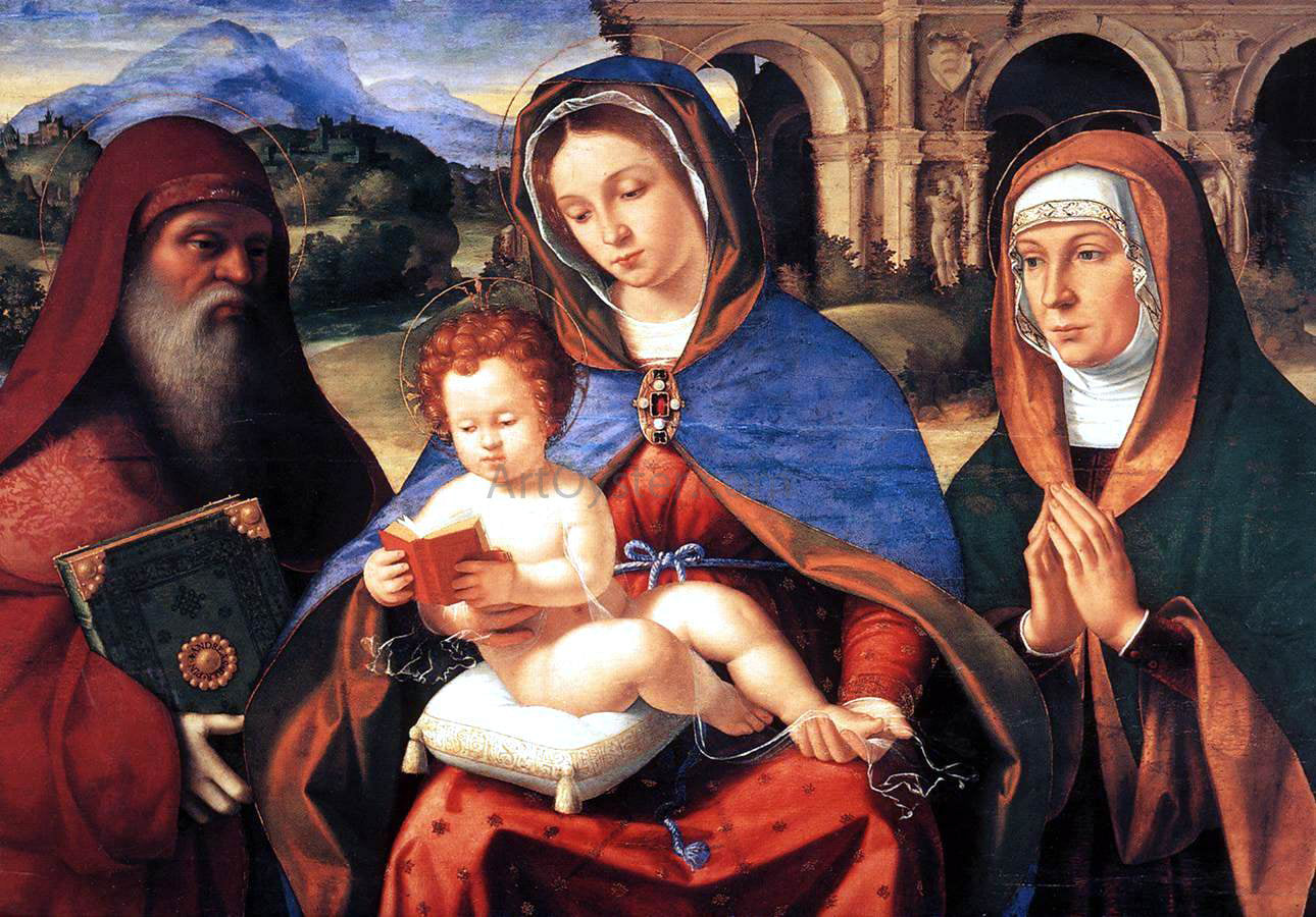 Andrea Previtali Madonna Baglioni - Canvas Print
