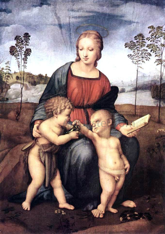 Raphael Madonna del Cardellino - Canvas Print