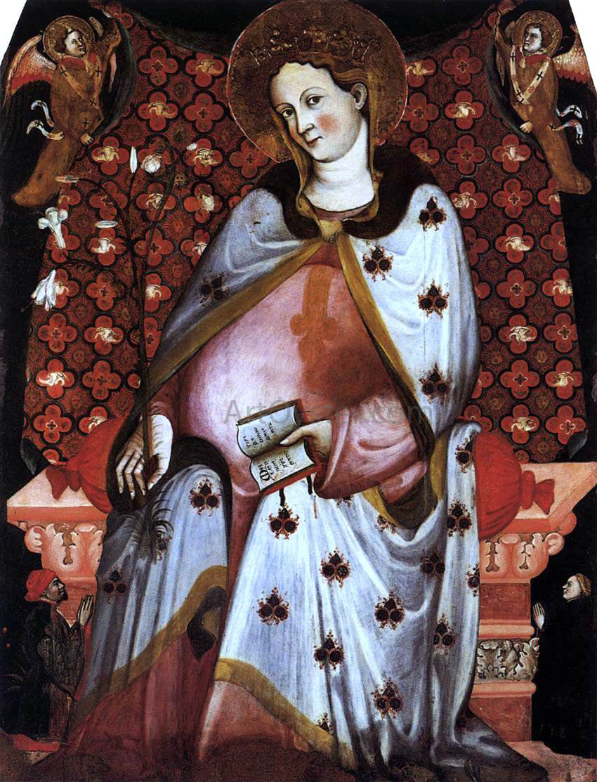 Unknown (4) Masters Madonna del Parto - Canvas Print