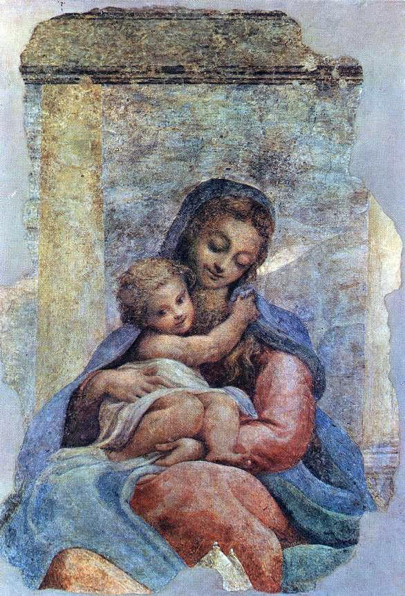 Correggio Madonna della Scala - Canvas Print