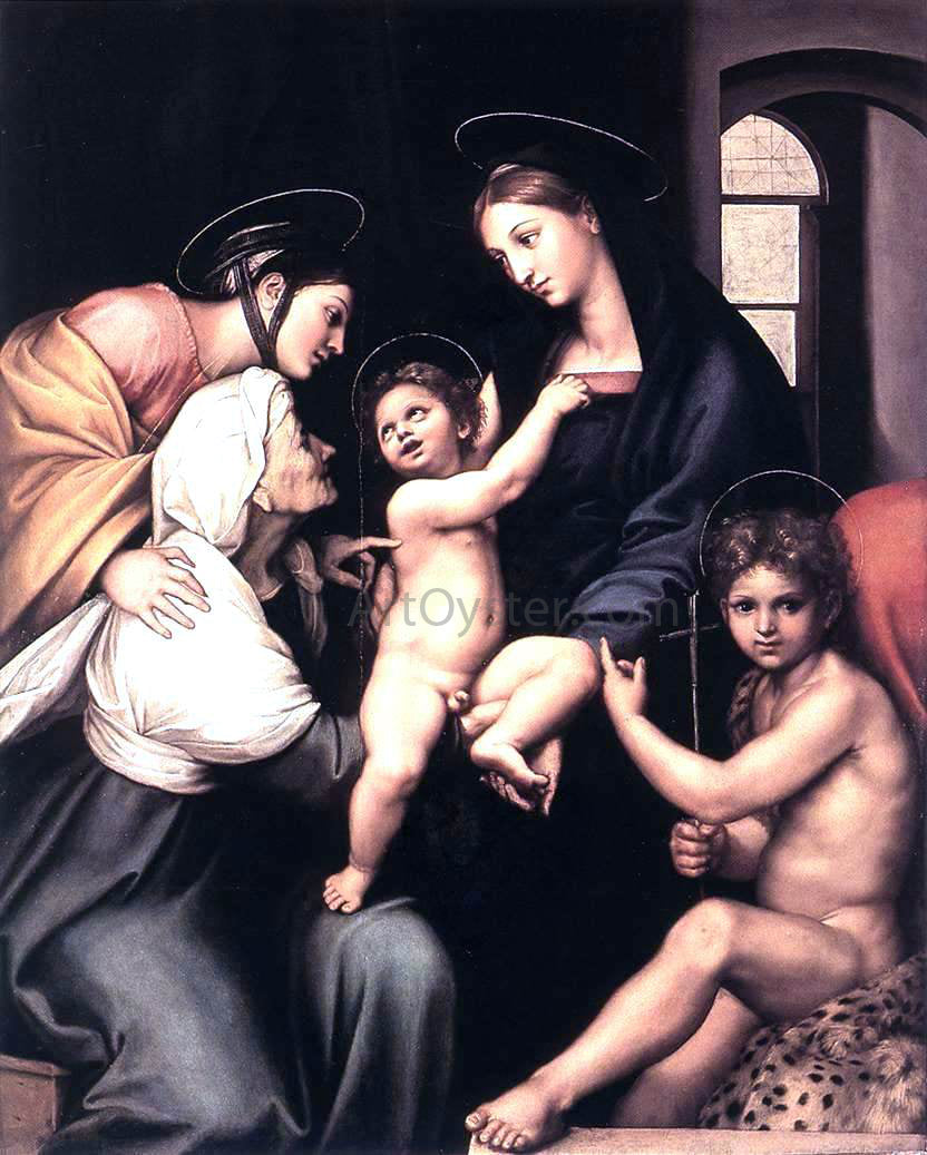Raphael Madonna dell'Impannata - Canvas Print