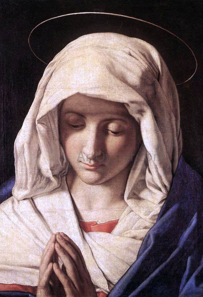 Sassoferrato Madonna in Prayer - Canvas Print