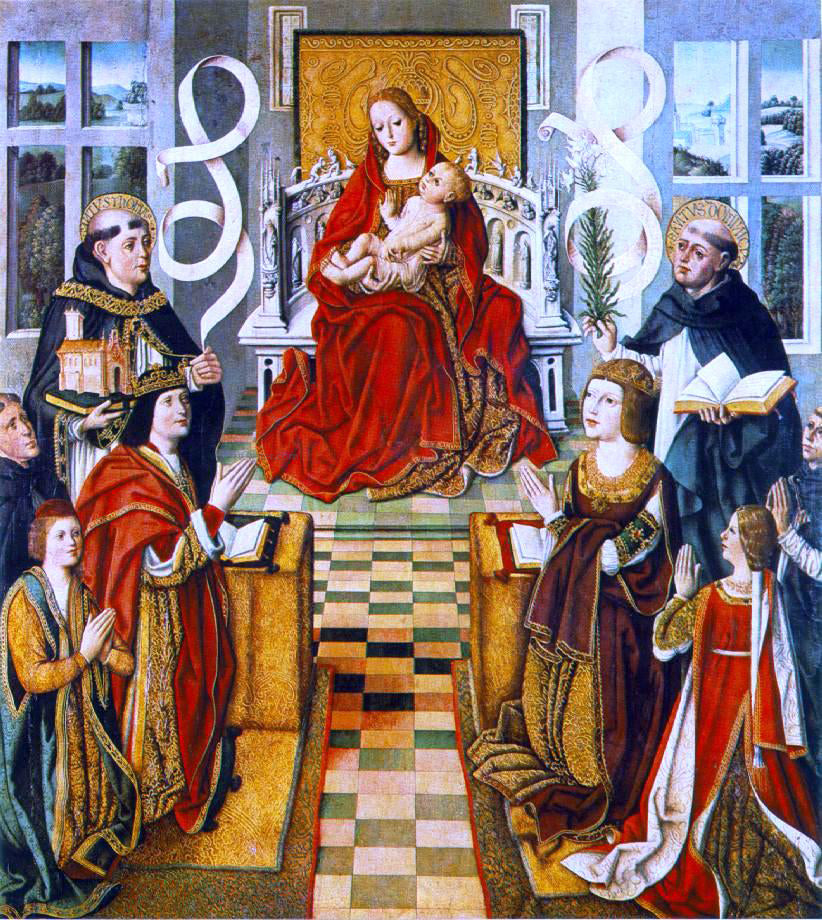 Fernando Gallego Madonna of the Catholic Kings - Canvas Print