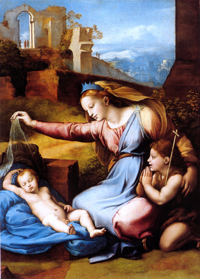 Raphael Madonna of the Diadem - Canvas Print