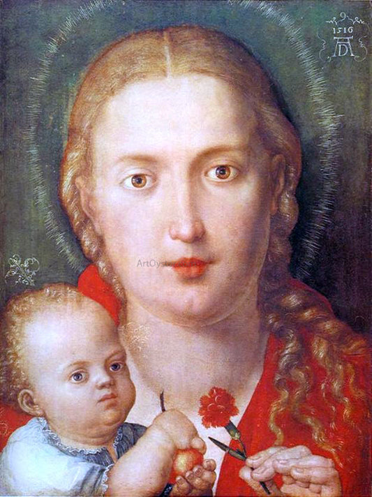 Albrecht Durer Madonna with a Carnation - Canvas Print